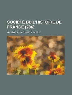Book cover for Societe de L'Histoire de France (206)