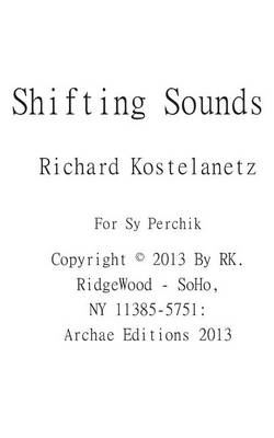 Book cover for Shifting Sounds
