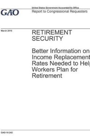 Cover of Retirement Security