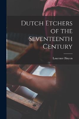 Book cover for Dutch Etchers of the Seventeenth Century