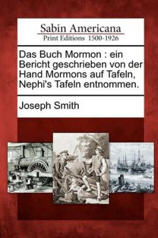 Cover of Das Buch Mormon