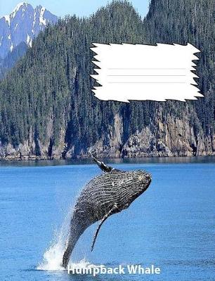 Book cover for Humpback Whales college Ruled Line Paper Composition Book