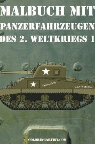 Cover of Malbuch mit Panzerfahrzeugen des 2. Weltkriegs 1