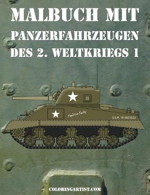 Cover of Malbuch mit Panzerfahrzeugen des 2. Weltkriegs 1