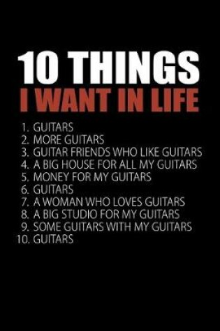 Cover of 10 Things I Want In Life Guitars