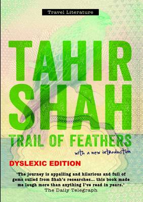 Book cover for Trail of Feathers, Dyslexic edition