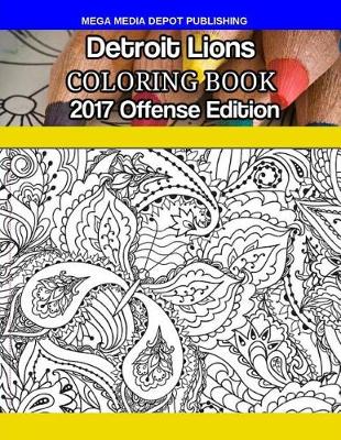 Book cover for Detroit Lions Coloring Book