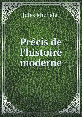Book cover for Précis de l'histoire moderne