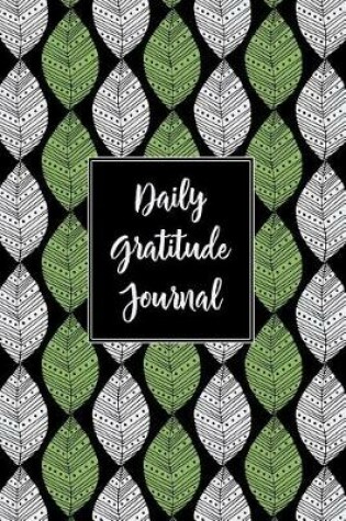 Cover of Gratitude Journal Abstract Leaves Pattern 8