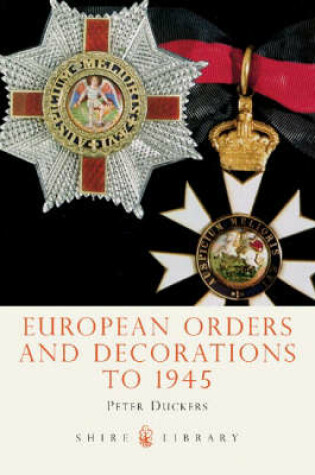 Cover of European Orders and Decorations to 1945