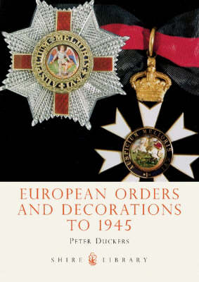 Cover of European Orders and Decorations to 1945