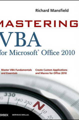 Cover of Mastering VBA for Office 2010