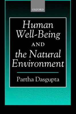 Book cover for Human Well-Being and the Natural Environment