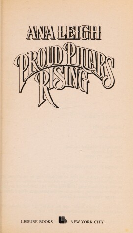 Book cover for Proud Pillars Rising