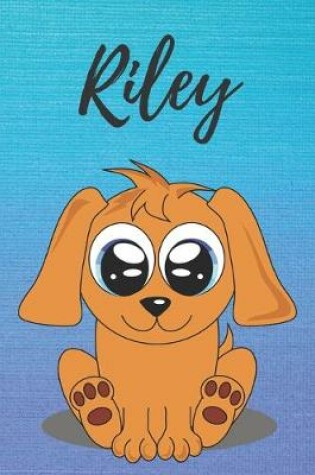 Cover of Riley dog coloring book / notebook / journal / diary