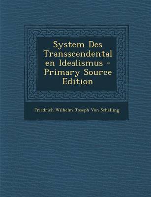 Book cover for System Des Transscendentalen Idealismus