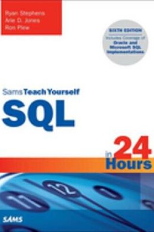 Cover of SQL in 24 Hours, Sams Teach Yourself