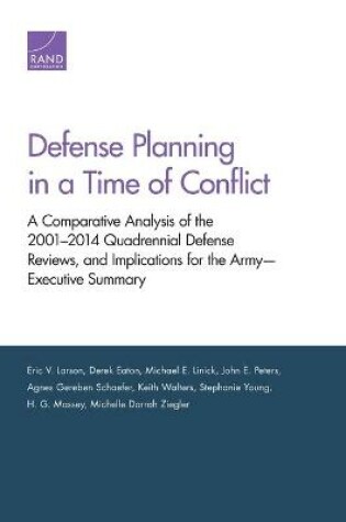 Cover of Defense Planning in a Time of Conflict