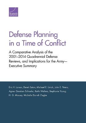 Book cover for Defense Planning in a Time of Conflict