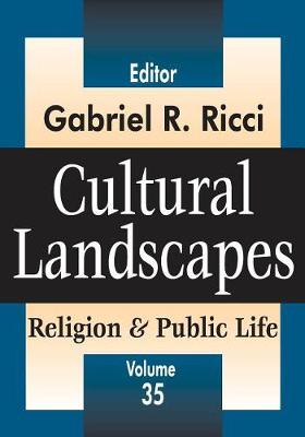 Cover of Cultural Landscapes