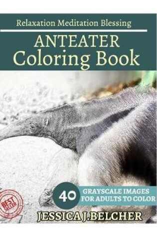 Cover of Anteater Coloring Book for Adults Relaxation Meditation Blessing