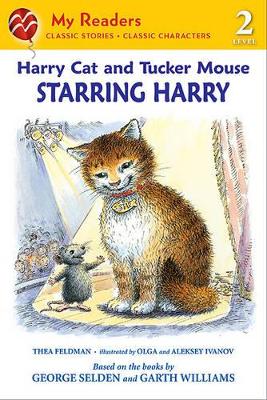 Book cover for Harry Cat and Tucker Mouse: Starring Harry