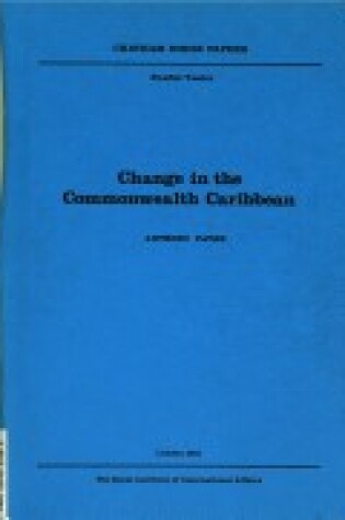 Cover of Change in the Commonwealth Caribbean
