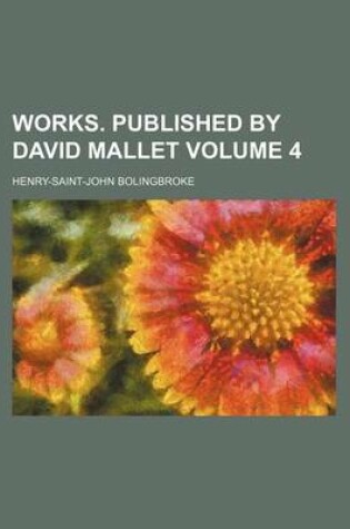 Cover of Works. Published by David Mallet Volume 4