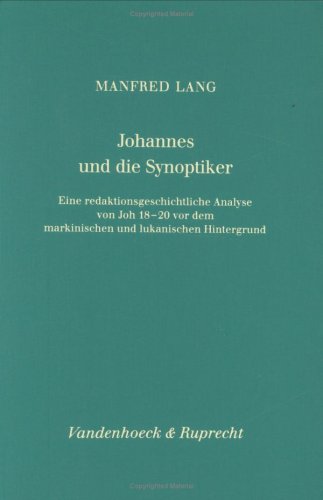 Cover of Johannes Und Die Synoptiker