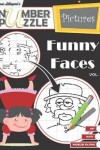 Book cover for Funny Faces Number Puzzle Pictures - Volume I