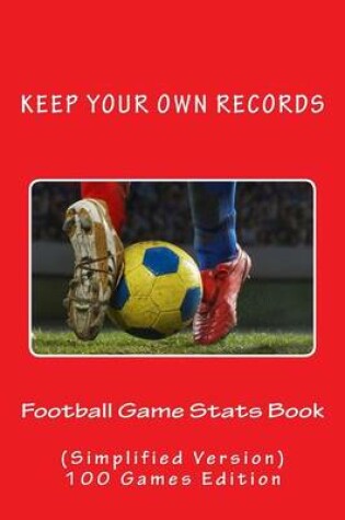 Cover of Football Game Stats Book