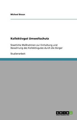 Book cover for Kollektivgut Umweltschutz
