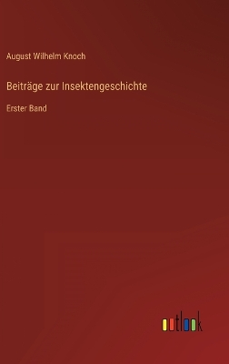 Book cover for Beiträge zur Insektengeschichte