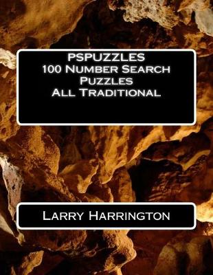 Book cover for PSPUZZLES 100 Number Search Puzzles All Traditional