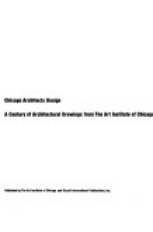 Cover of Chicago Architects Designs