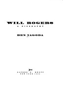 Book cover for Will Rogers