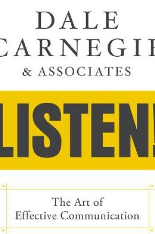 Cover of Dale Carnegie & Associates' Listen!