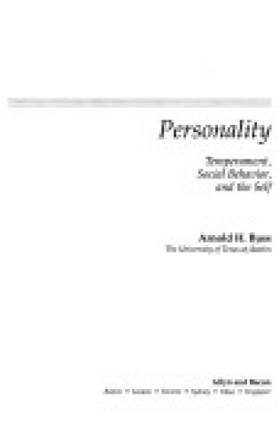 Cover of Personality