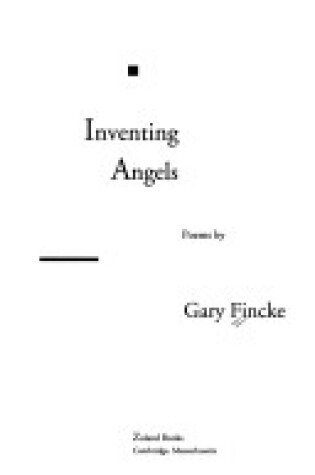 Cover of Inventing Angels