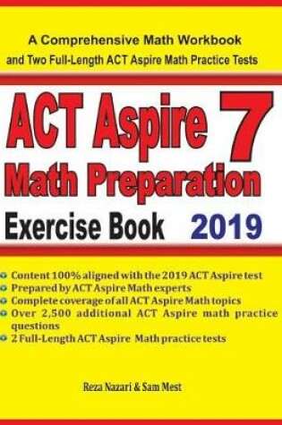 Cover of ACT Aspire 7 Math Preparation Exercise Book