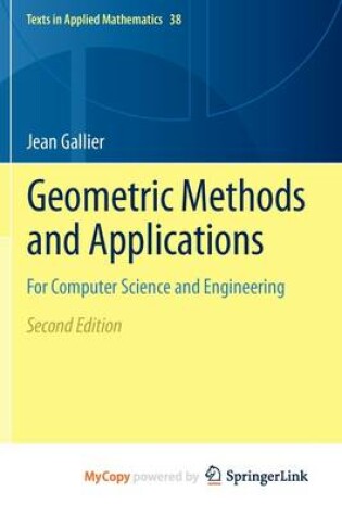 Cover of Geometric Methods and Applications