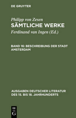 Book cover for Beschreibung der Stadt Amsterdam