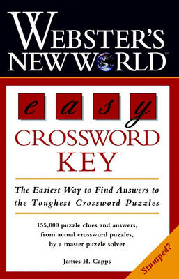 Book cover for Webster's New World Easy Crossword Key