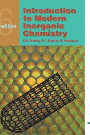 Cover of Introduction to Modern Inorganic Chemistry, 6th edition