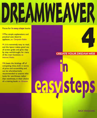Book cover for Dreamweaver 4 in Easy Steps