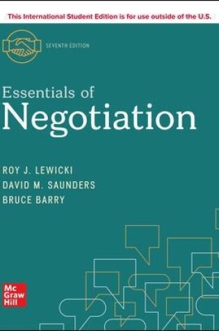 Cover of ISE Essentials of Negotiation