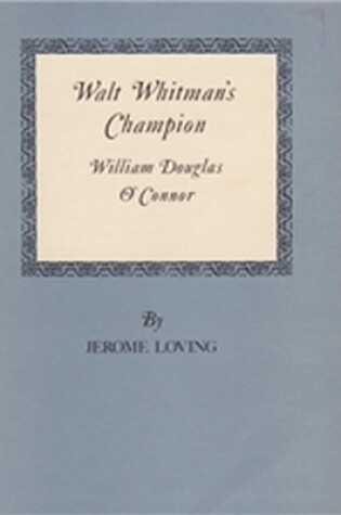 Cover of Walt Whitman'S Champion