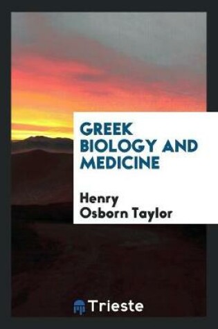 Cover of Greek Biology and Medicine