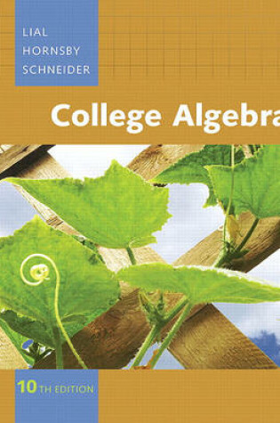 Cover of College Algebra Value Pack (Includes Mymathlab/Mystatlab Student Access Kit & Student Solutions Manual for College Algebra)