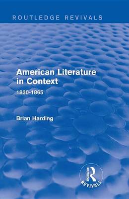 Cover of American Literature in Context